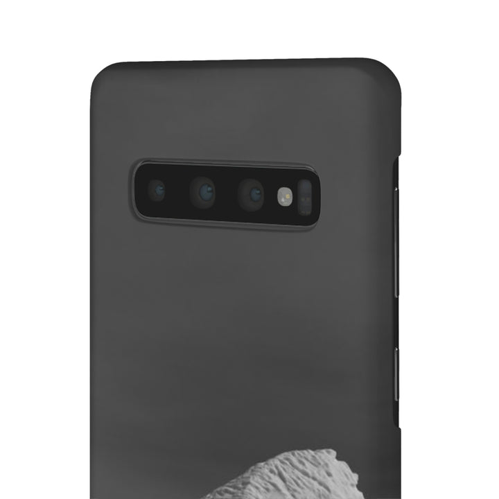 The Angles of an Iceberg in Black and White - Phone Case