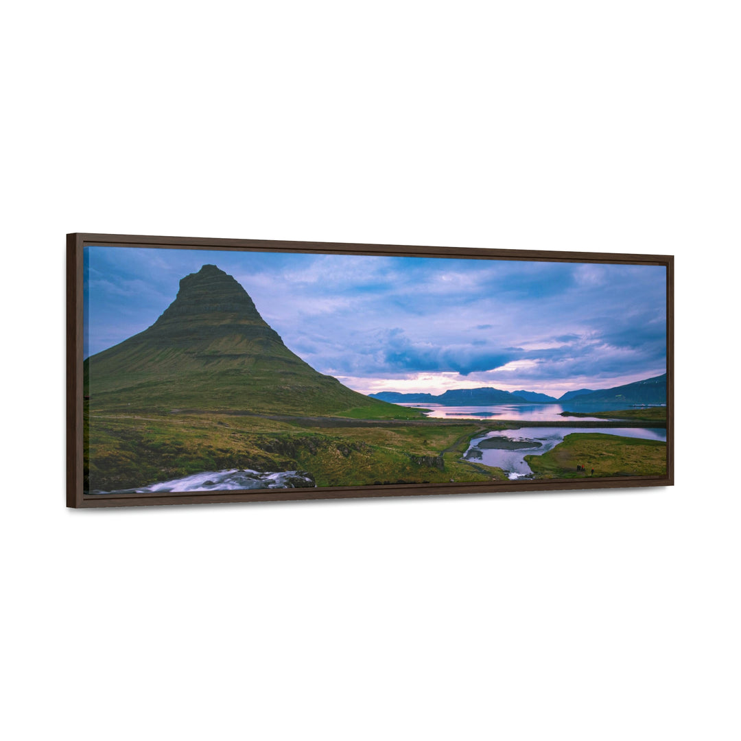 An Icelandic Sunset - Canvas with Frame