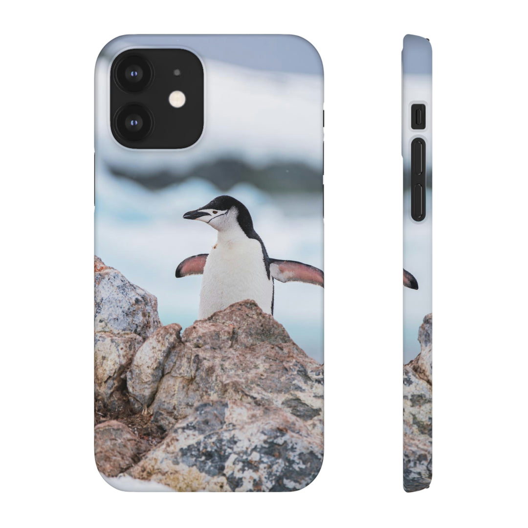 Stretched Penguin - Phone Case