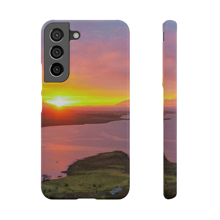 Sunset Over the Fjord Part 1 - Phone Case