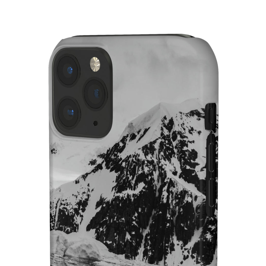 Reflected Calm in Black and White - Phone Case