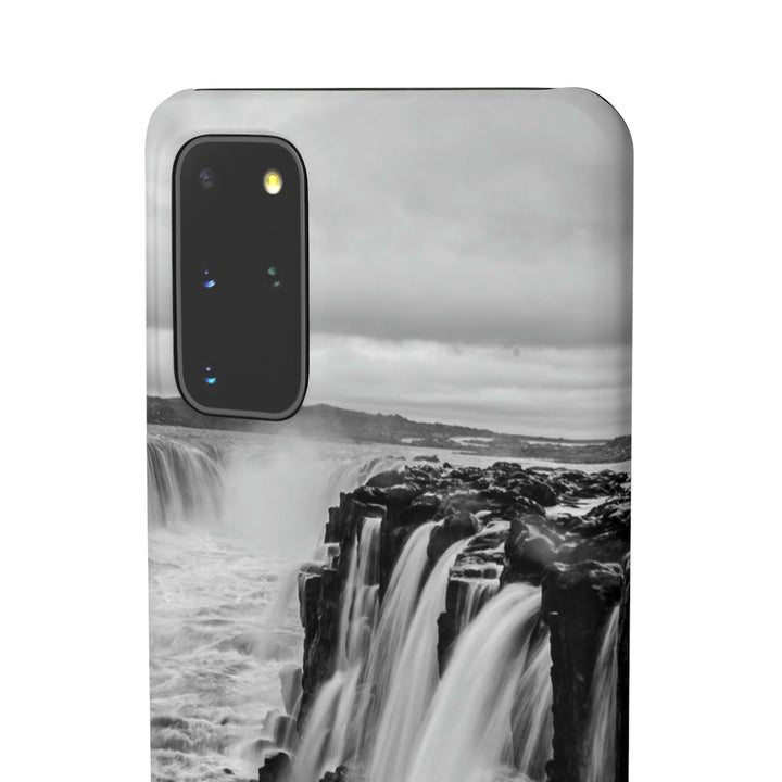 Selfoss in Black and White - Phone Case