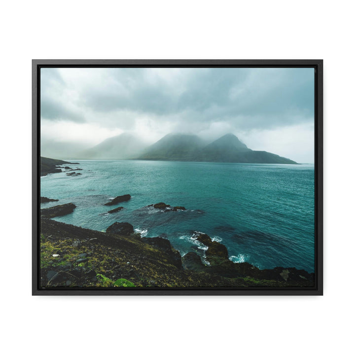 Mystical Mountain View - Canvas with Frame