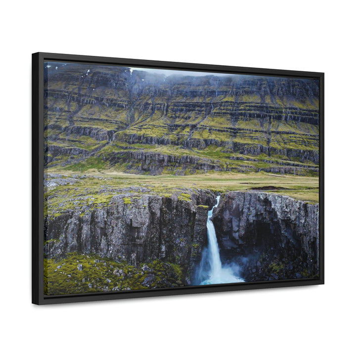 A Remote Waterfall - Canvas with Frame