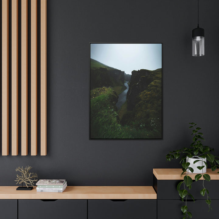 A View of the River - Canvas with Frame