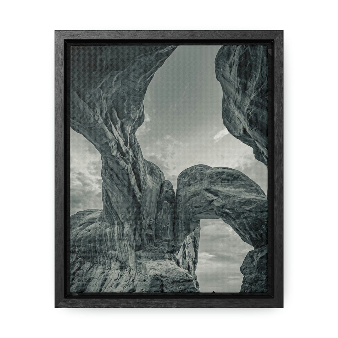 Natural Frames Part 1 in Black and White - Canvas with Frame