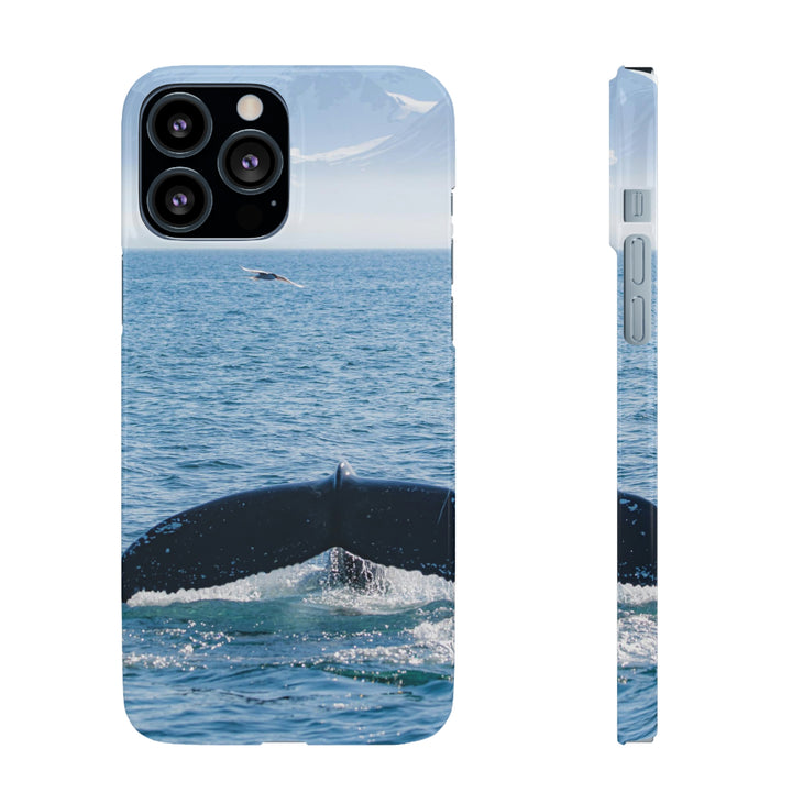 A Whale and A Mountain - Phone Case