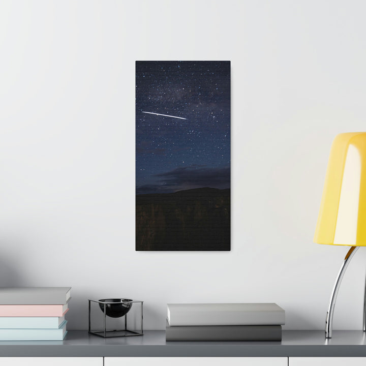 Starlink Above the Canyon - Canvas