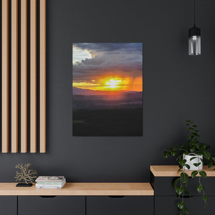 Rainy Sunset - Canvas