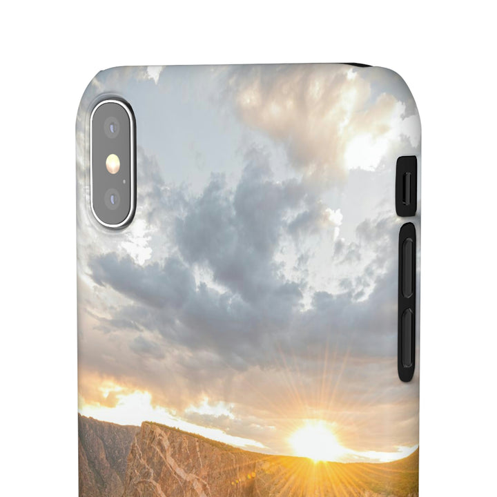 Painted Wall at Sunset Part 2 - Phone Case