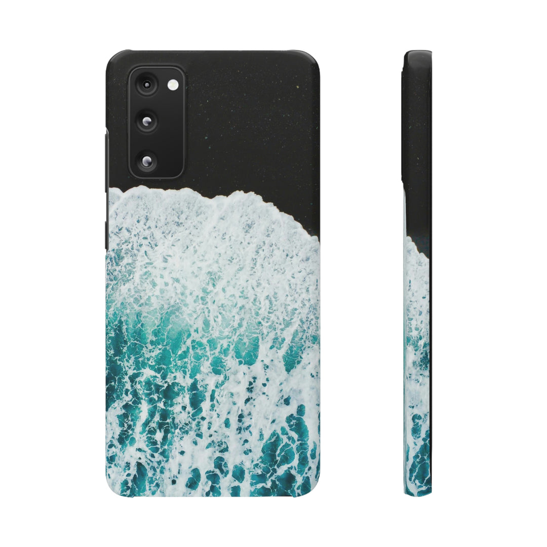 A Wave on Volcanic Sand - Phone Case