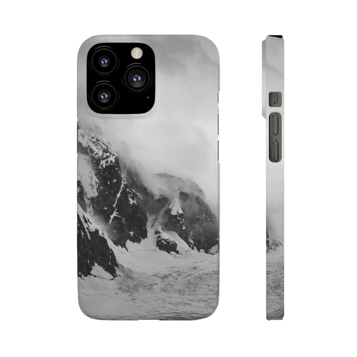 The Mist Descends in Black and White - Phone Case