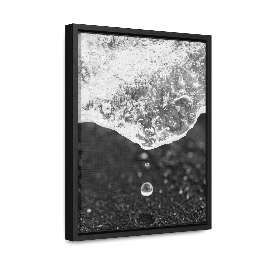 Suspended Droplet - Canvas with Frame