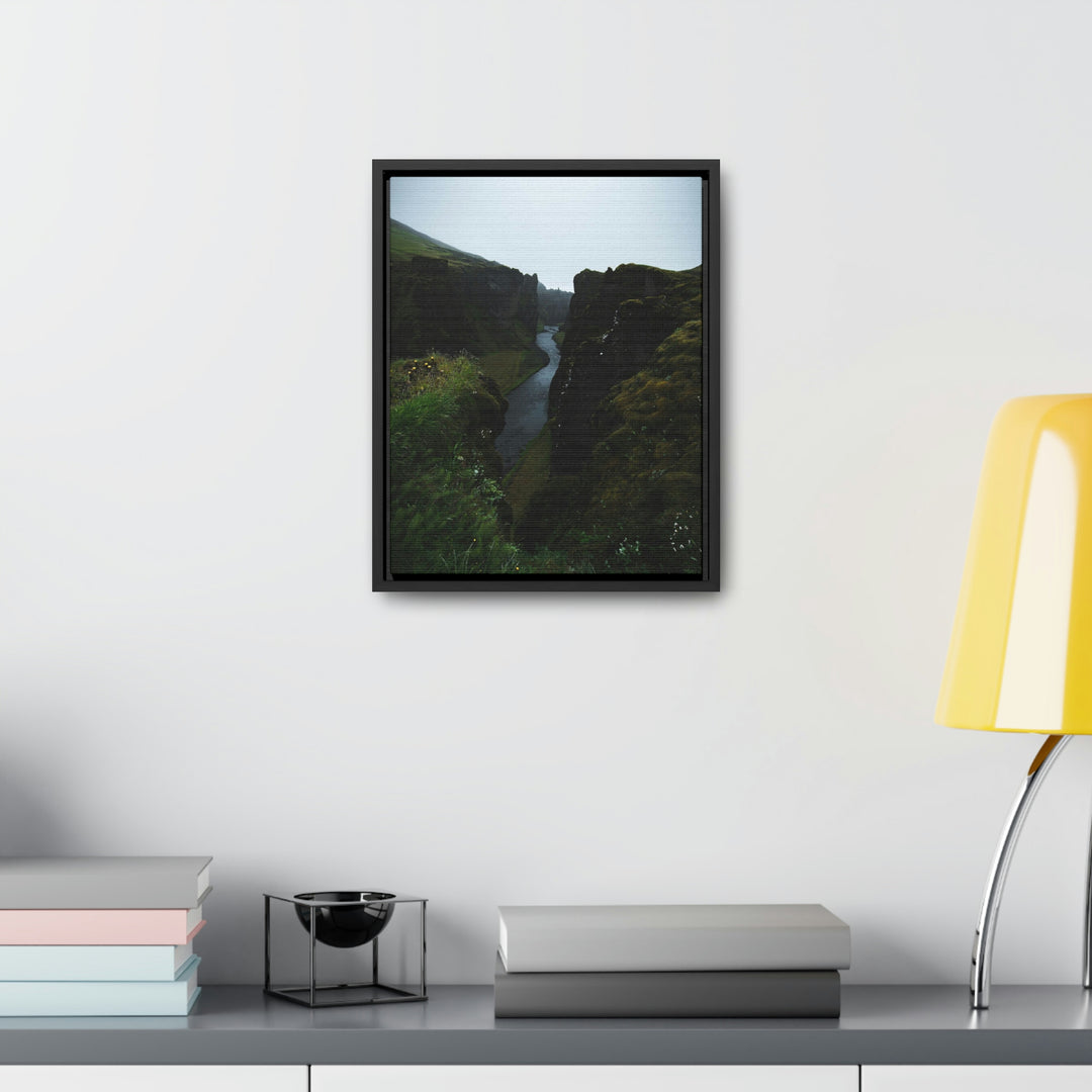 A View of the River - Canvas with Frame