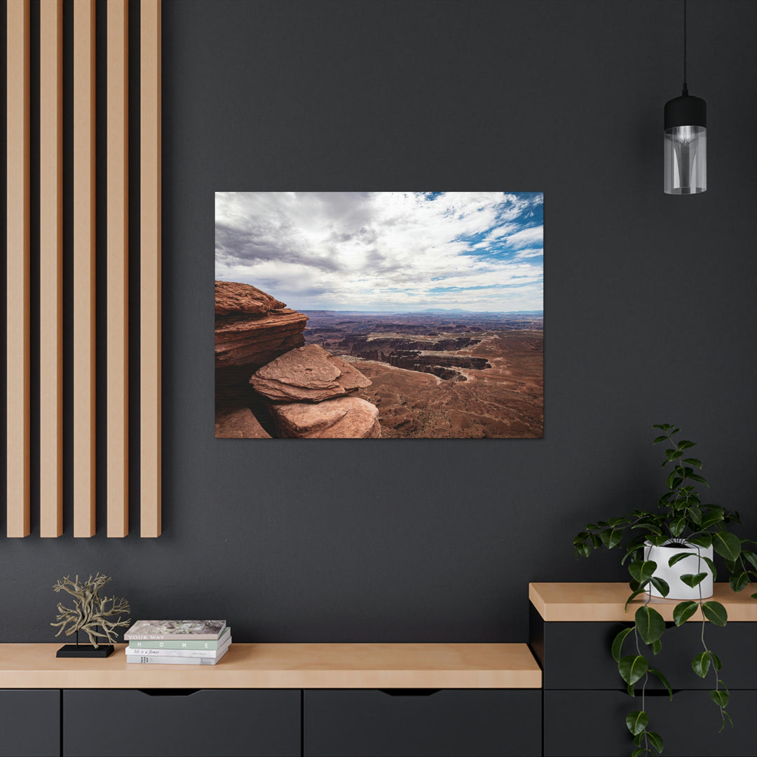 The Canyon Below - Canvas