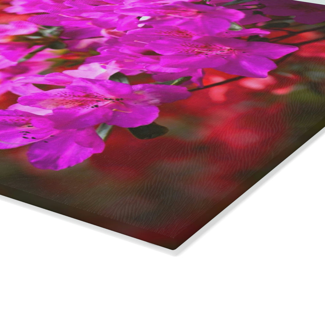 Beauty in Layers - Glass Cutting Board - Visiting This World