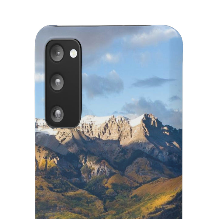 Glowing Mountainside - Phone Case