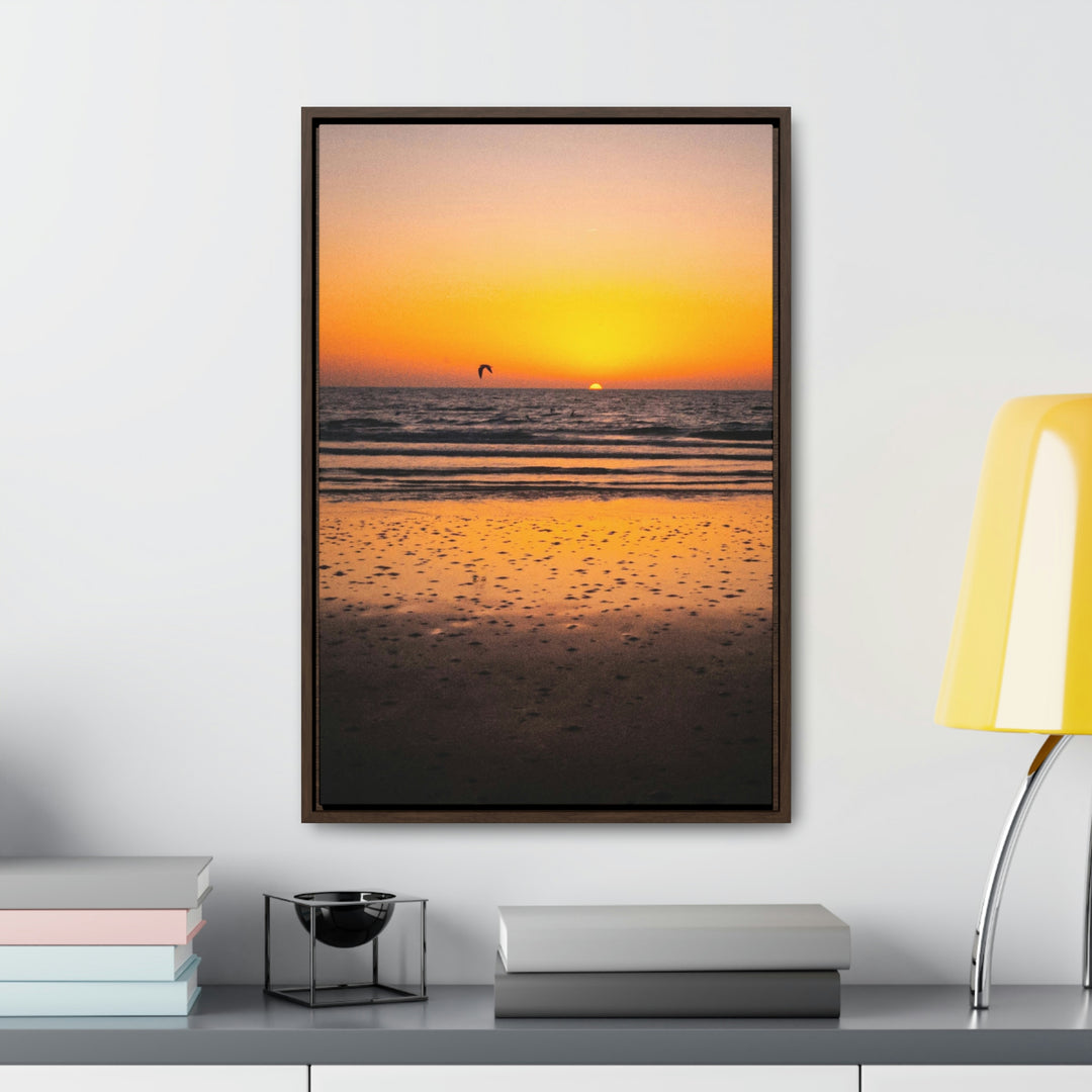 Sunrise on the Sea - Canvas with Frame