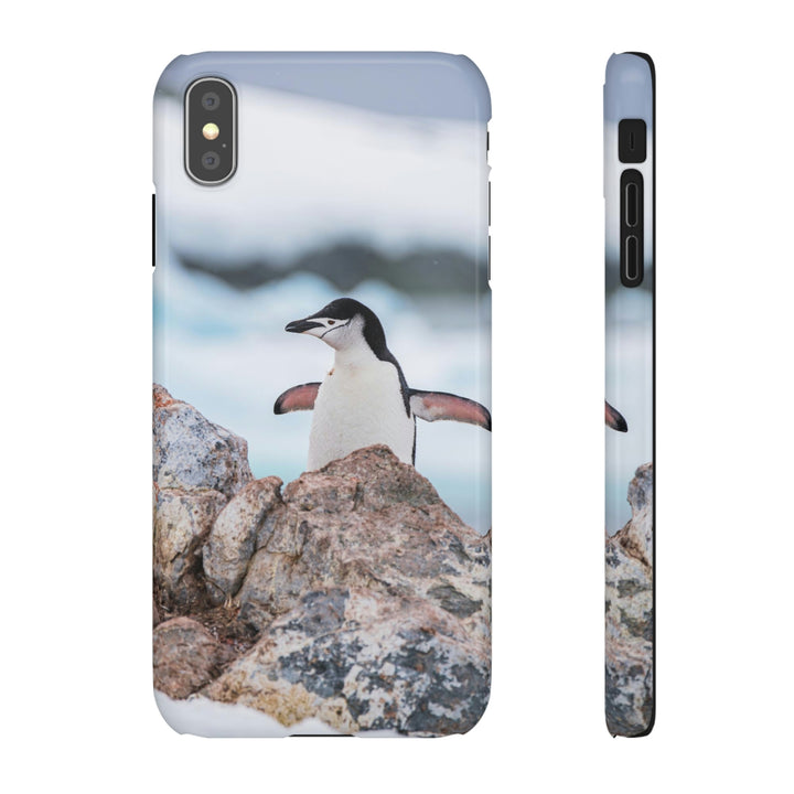 Stretched Penguin - Phone Case