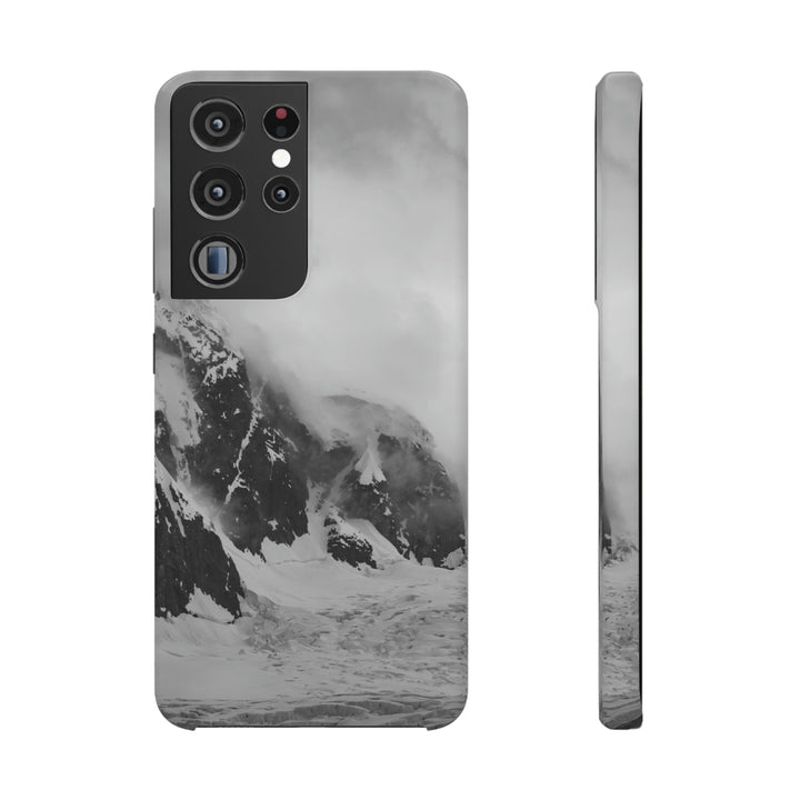 The Mist Descends in Black and White - Phone Case