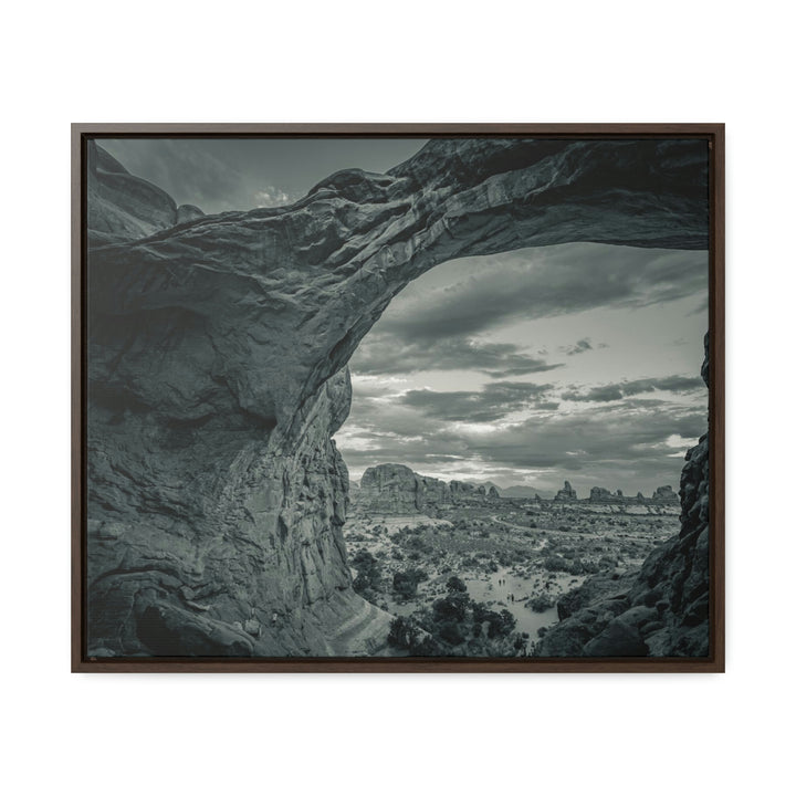 Natural Frames Part 2 in Black and White - Canvas with Frame