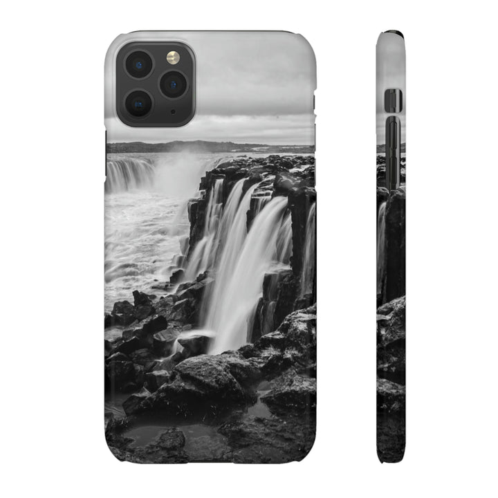 Selfoss in Black and White - Phone Case