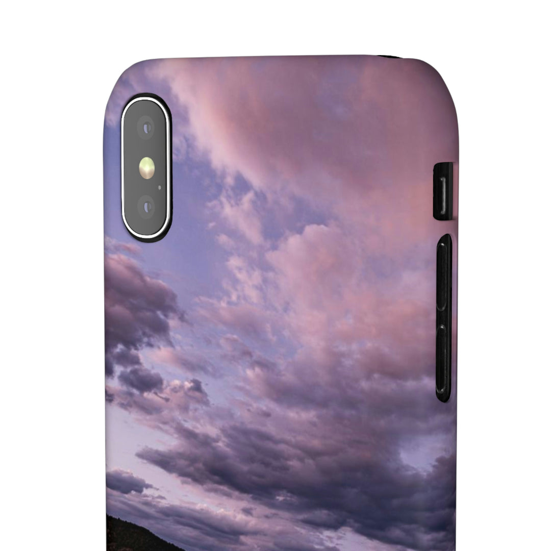 Painted Wall at Sunset Part 3 - Phone Case