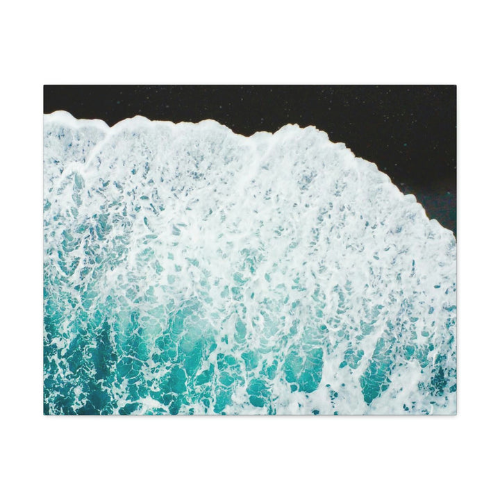 A Wave on Volcanic Sand - Canvas