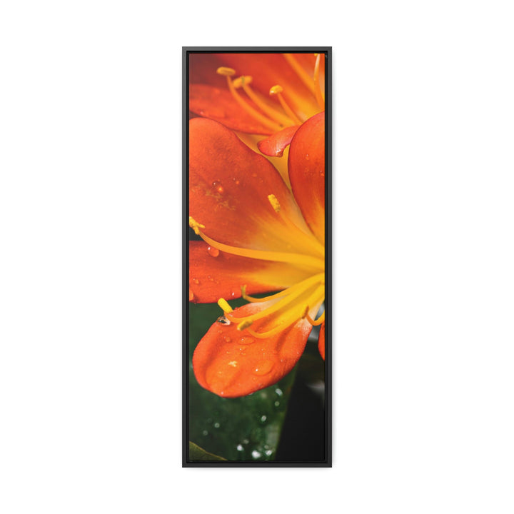 Bright Bush Lily - Canvas with Frame - Visiting This World