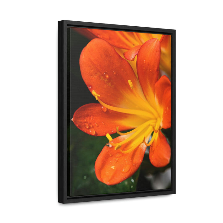 Bright Bush Lily - Canvas with Frame - Visiting This World