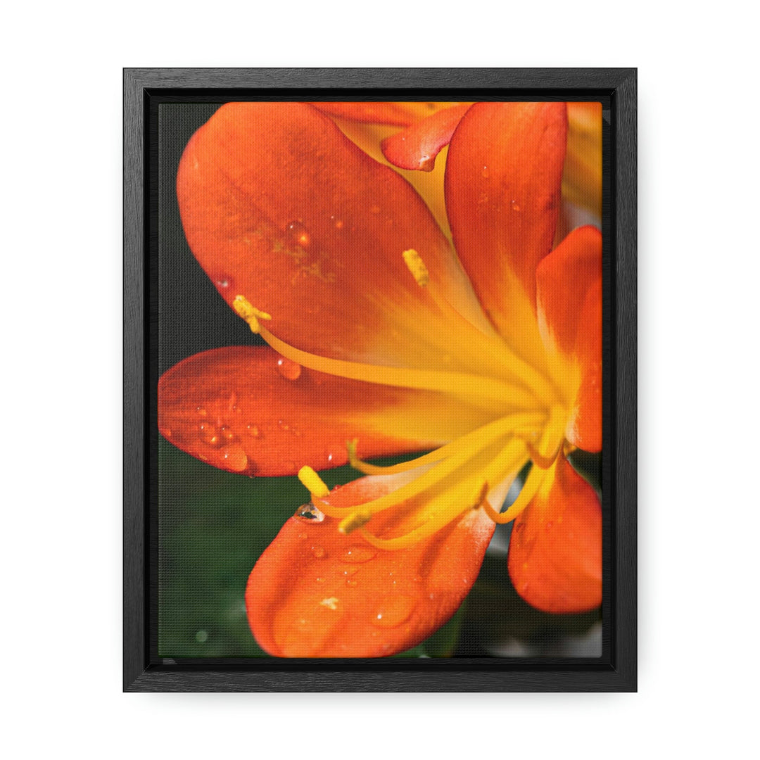 Bright Bush Lily - Canvas with Frame - Visiting This World