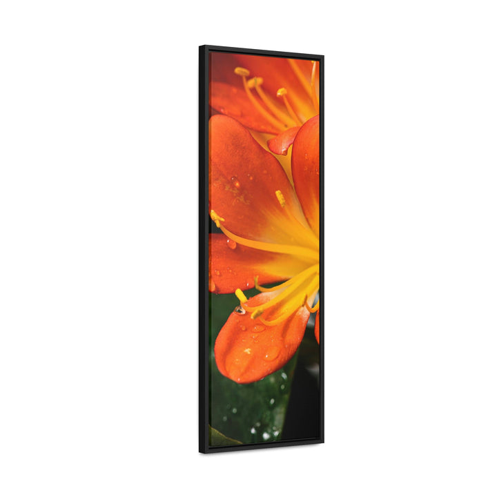 Bright Bush Lily - Canvas with Frame - Visiting This World