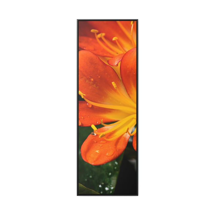 Bright Bush Lily - Canvas with Frame - Visiting This World