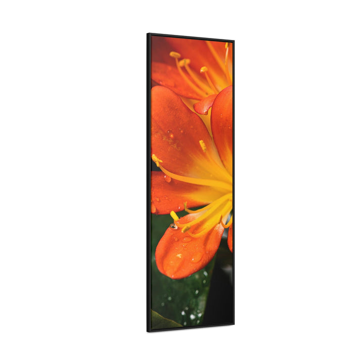 Bright Bush Lily - Canvas with Frame - Visiting This World