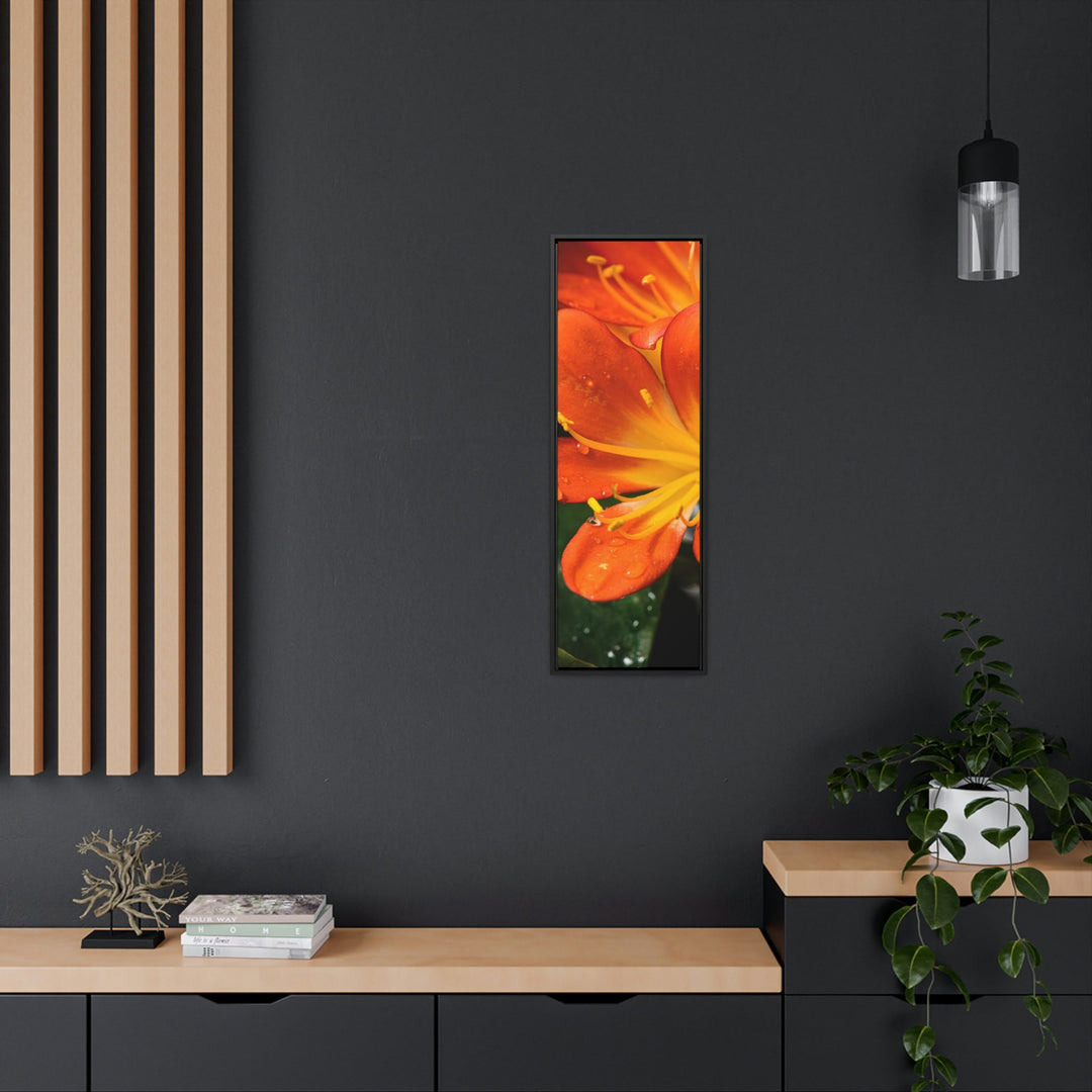 Bright Bush Lily - Canvas with Frame - Visiting This World