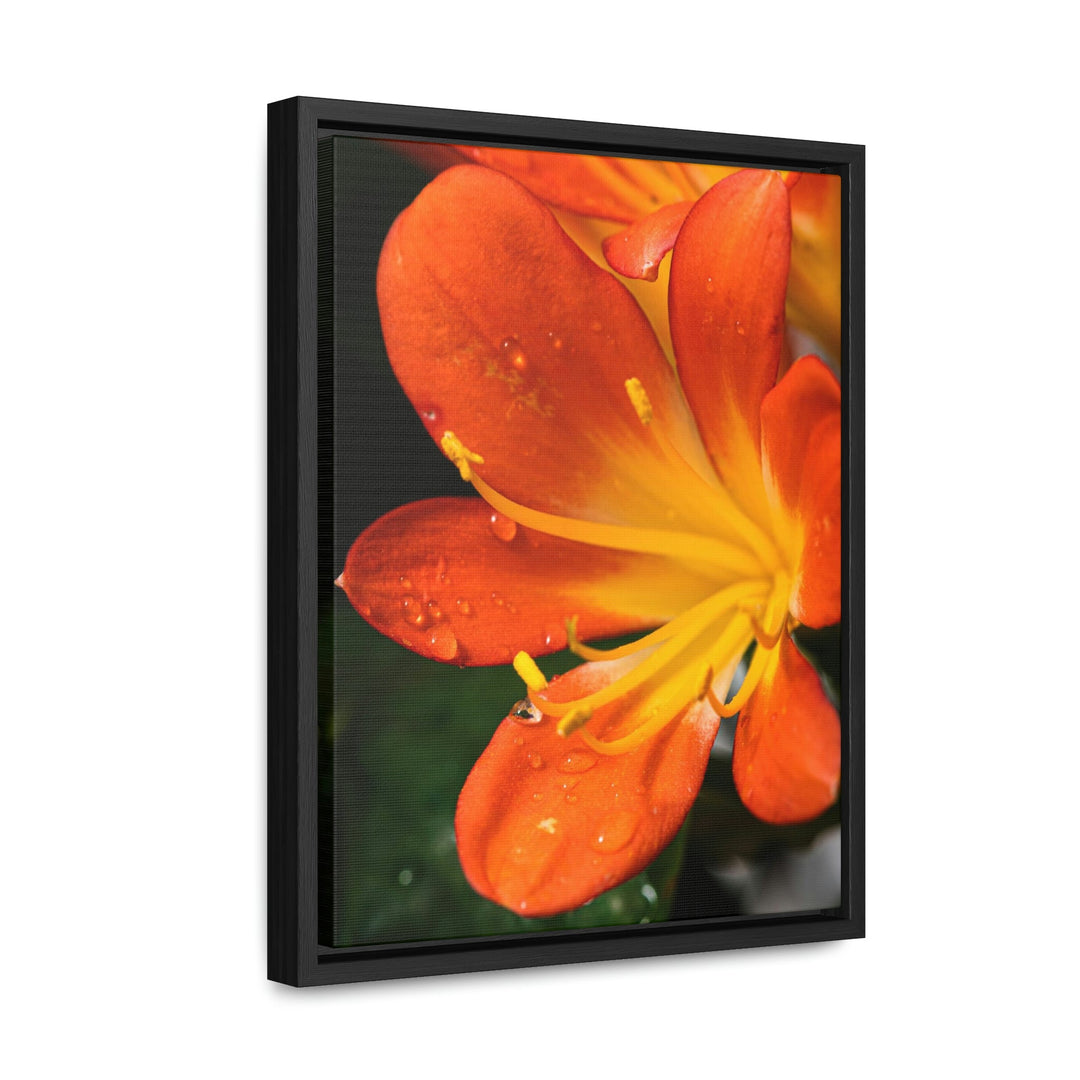 Bright Bush Lily - Canvas with Frame - Visiting This World