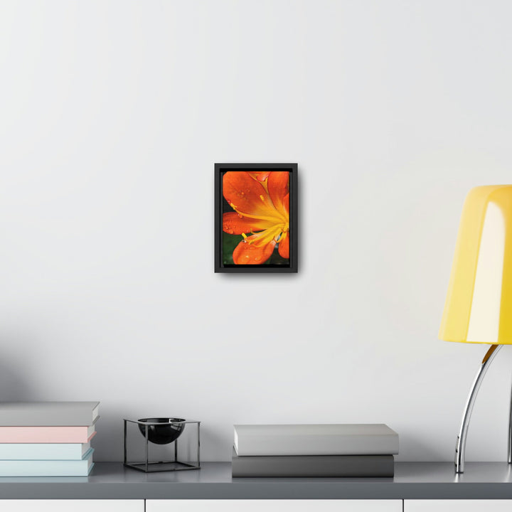 Bright Bush Lily - Canvas with Frame - Visiting This World