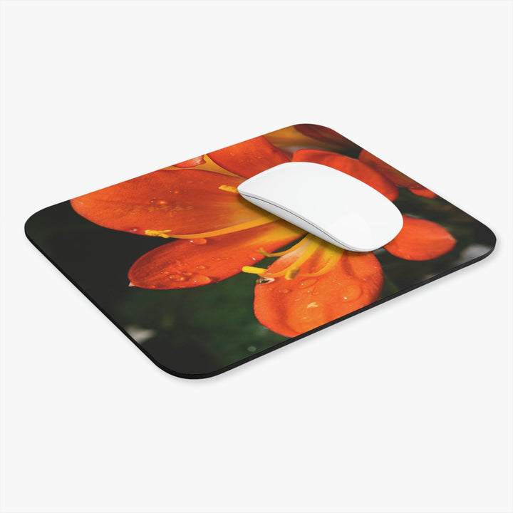 Bright Bush Lily - Mouse Pad (Rectangle) - Visiting This World