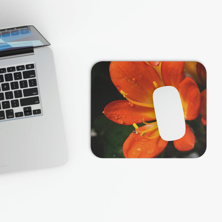 Bright Bush Lily - Mouse Pad (Rectangle) - Visiting This World