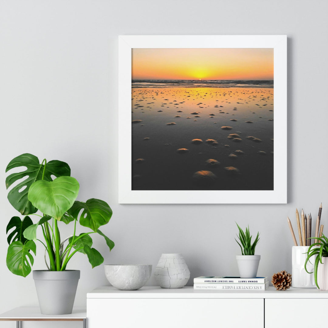 Burrows at Sunrise - Framed Print - Visiting This World