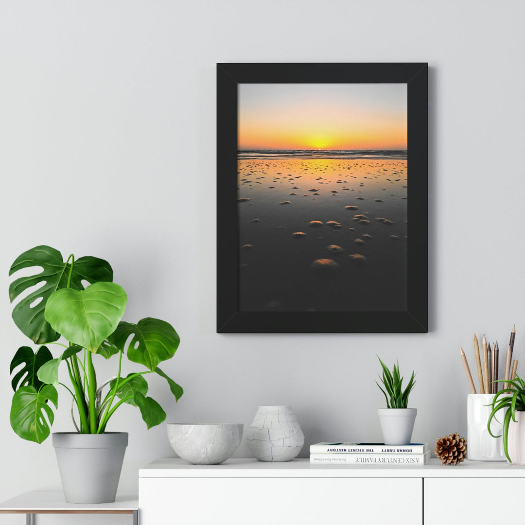 Burrows at Sunrise - Framed Print - Visiting This World