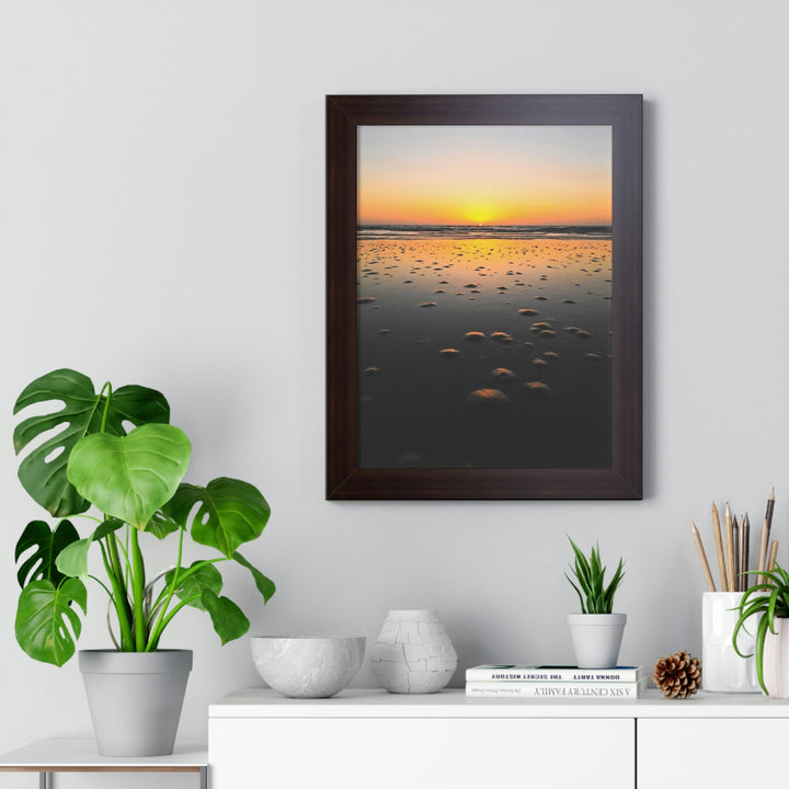 Burrows at Sunrise - Framed Print - Visiting This World