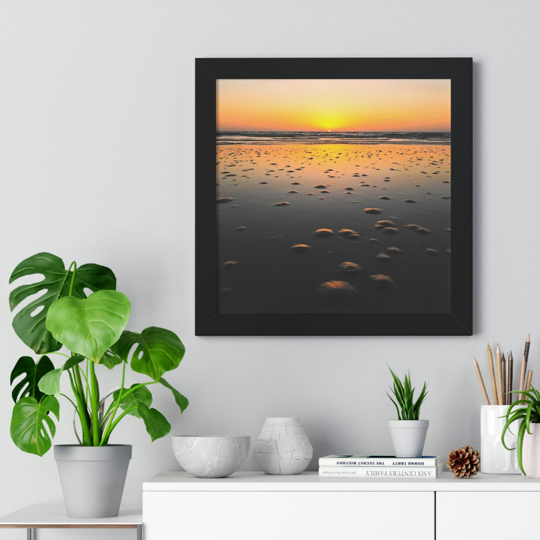 Burrows at Sunrise - Framed Print - Visiting This World