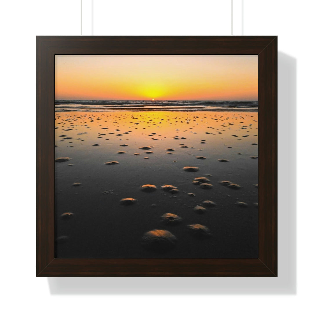 Burrows at Sunrise - Framed Print - Visiting This World