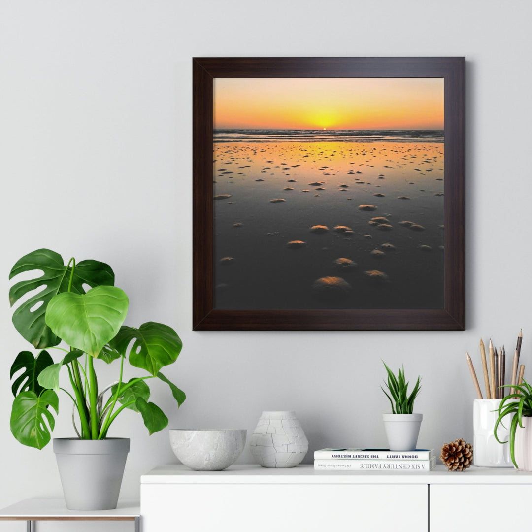 Burrows at Sunrise - Framed Print - Visiting This World