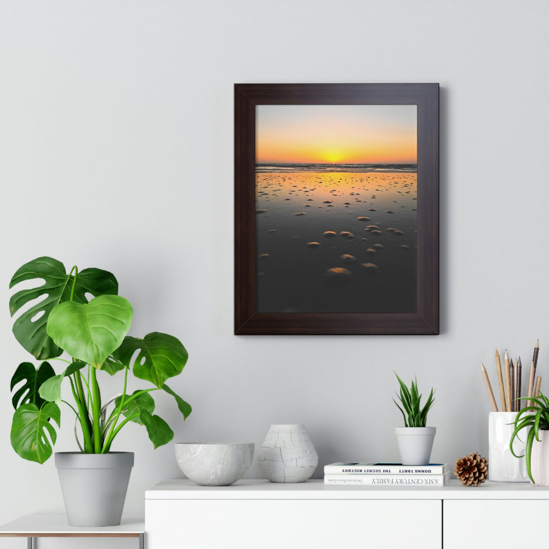 Burrows at Sunrise - Framed Print - Visiting This World