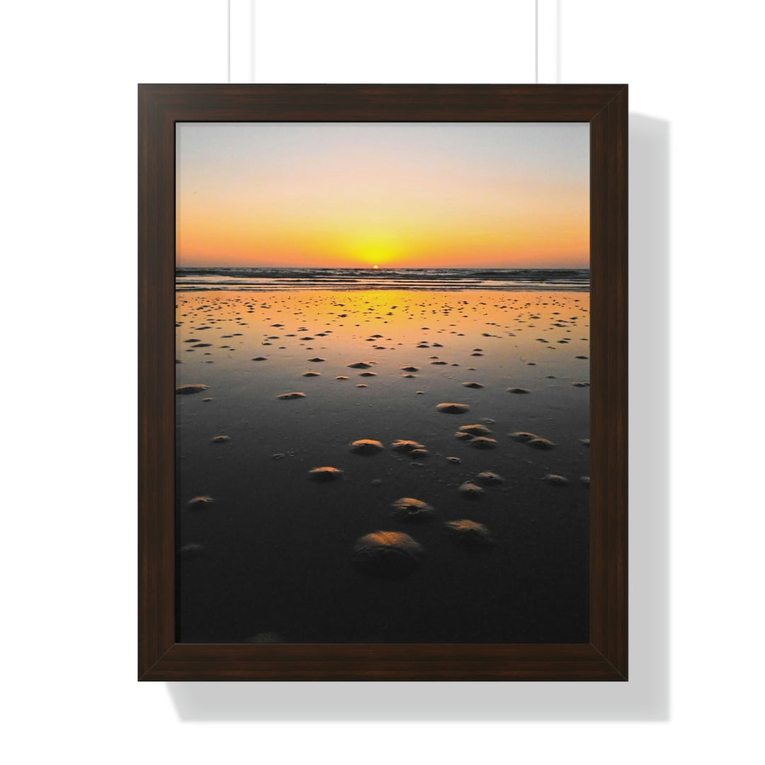 Burrows at Sunrise - Framed Print - Visiting This World