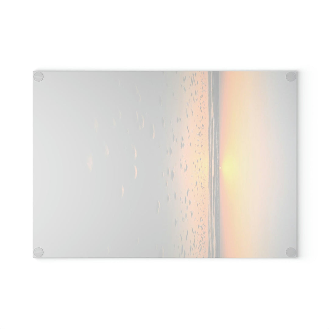 Burrows at Sunrise - Glass Cutting Board - Visiting This World