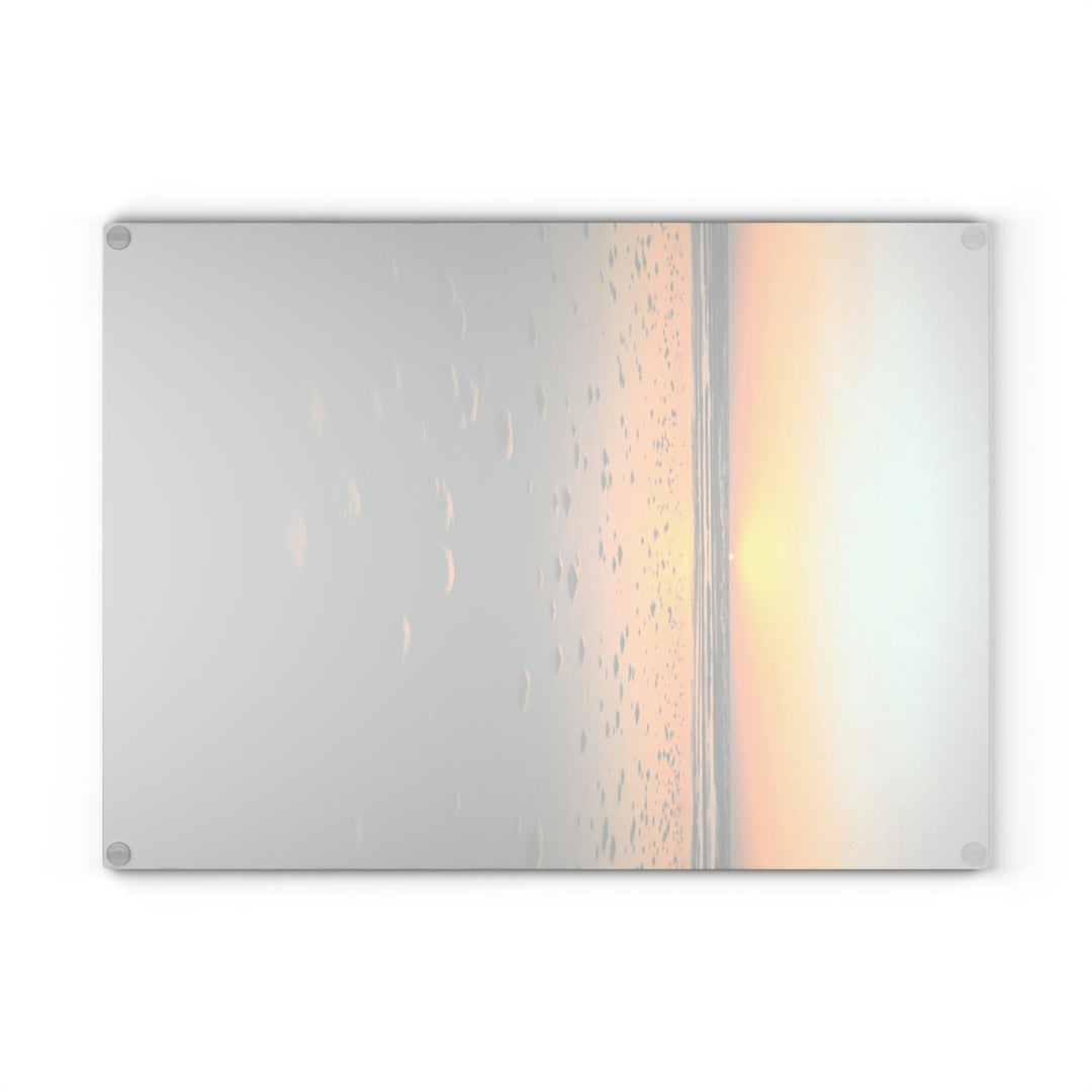 Burrows at Sunrise - Glass Cutting Board - Visiting This World