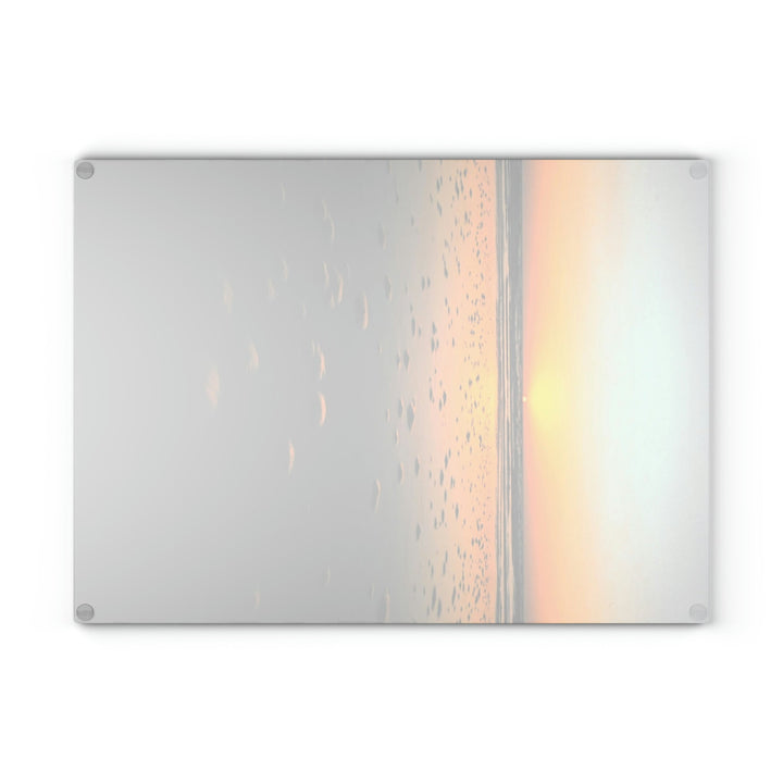 Burrows at Sunrise - Glass Cutting Board - Visiting This World